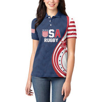 Custom USA Rugby 2026 Women Polo Shirt Sporty Style
