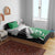 New Zealand And Ireland Rugby Bedding Set Silver Fern With Celtic Cross