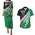 New Zealand And Ireland Rugby Custom Couples Matching Puletasi and Hawaiian Shirt Silver Fern With Celtic Cross