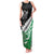 New Zealand And Ireland Rugby Custom Family Matching Tank Maxi Dress and Hawaiian Shirt Silver Fern With Celtic Cross