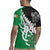 New Zealand And Ireland Rugby Custom Rugby Jersey Silver Fern With Celtic Cross