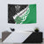 New Zealand And Ireland Rugby Tapestry Silver Fern With Celtic Cross