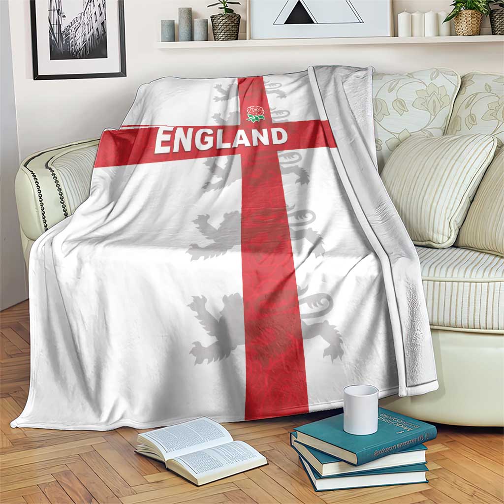 England Rugby Blanket Vintage Style