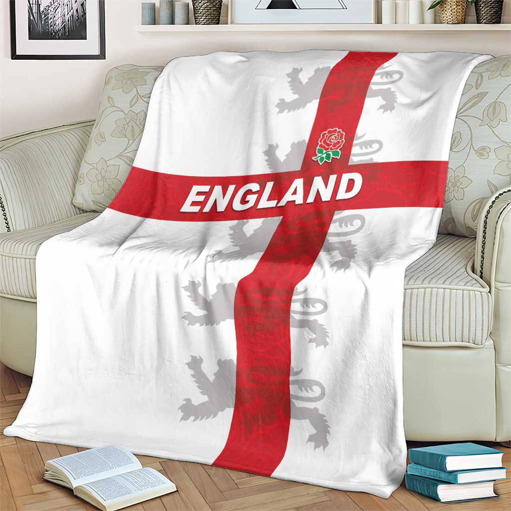 England Rugby Blanket Vintage Style