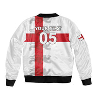 Custom England Rugby Bomber Jacket Vintage Style