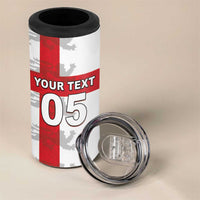 Custom England Rugby 4 in 1 Can Cooler Tumbler Vintage Style