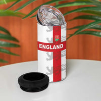 Custom England Rugby 4 in 1 Can Cooler Tumbler Vintage Style