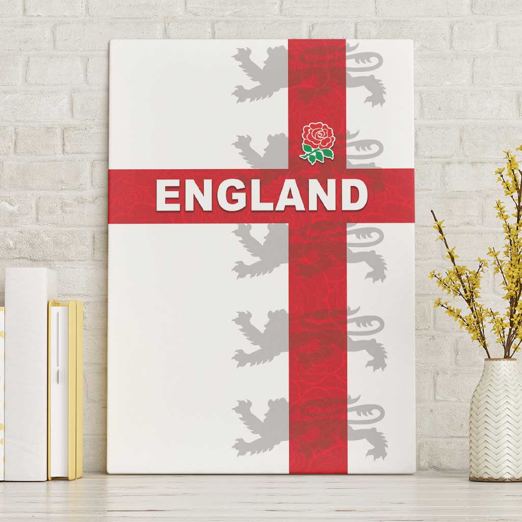 England Rugby Canvas Wall Art Vintage Style