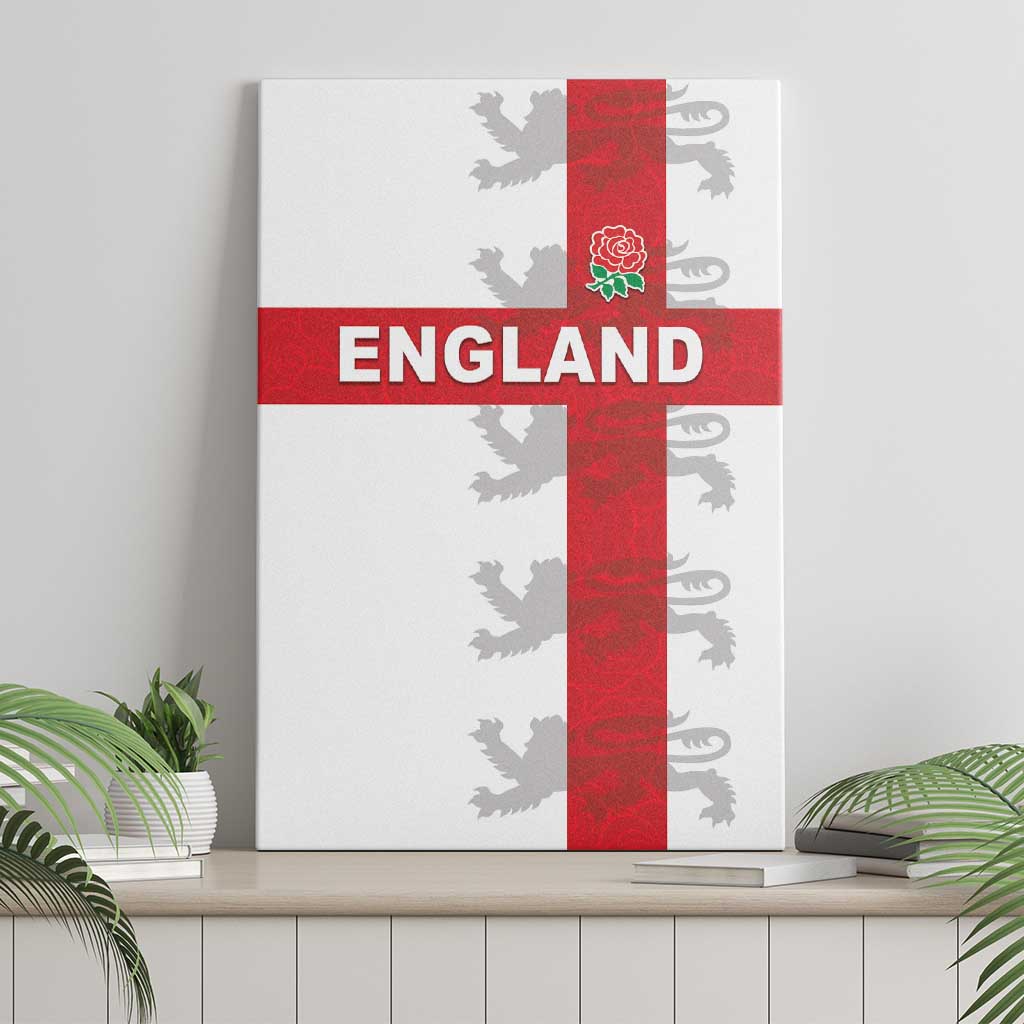 England Rugby Canvas Wall Art Vintage Style