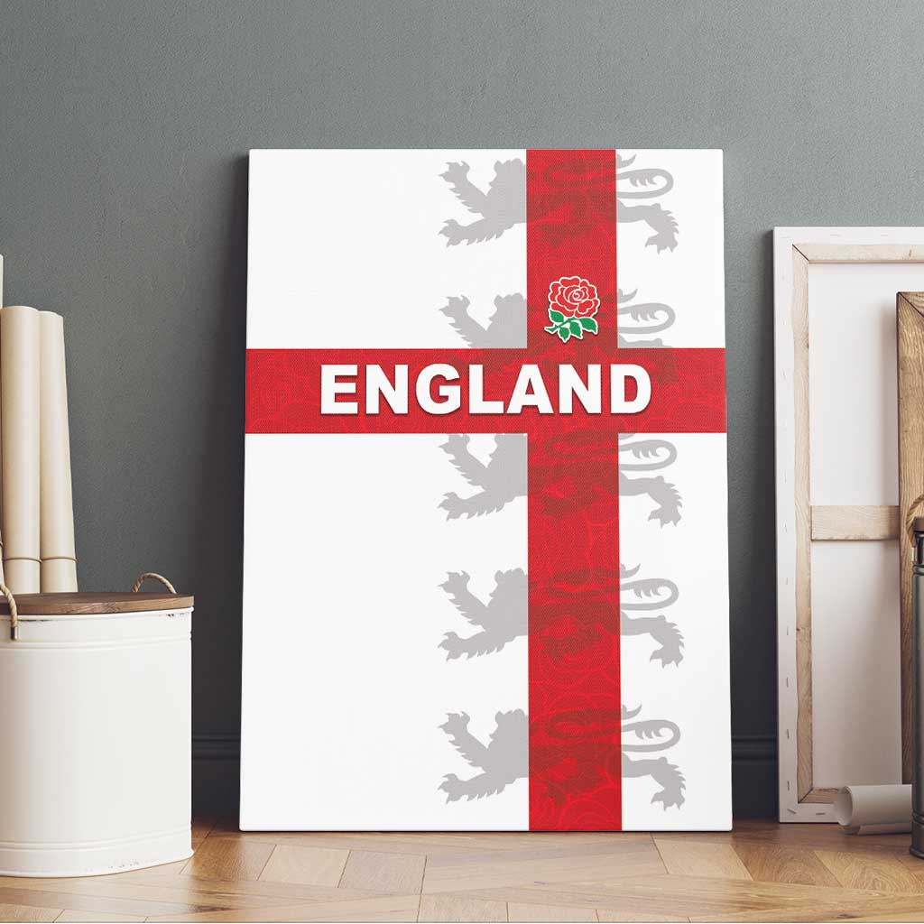 England Rugby Canvas Wall Art Vintage Style