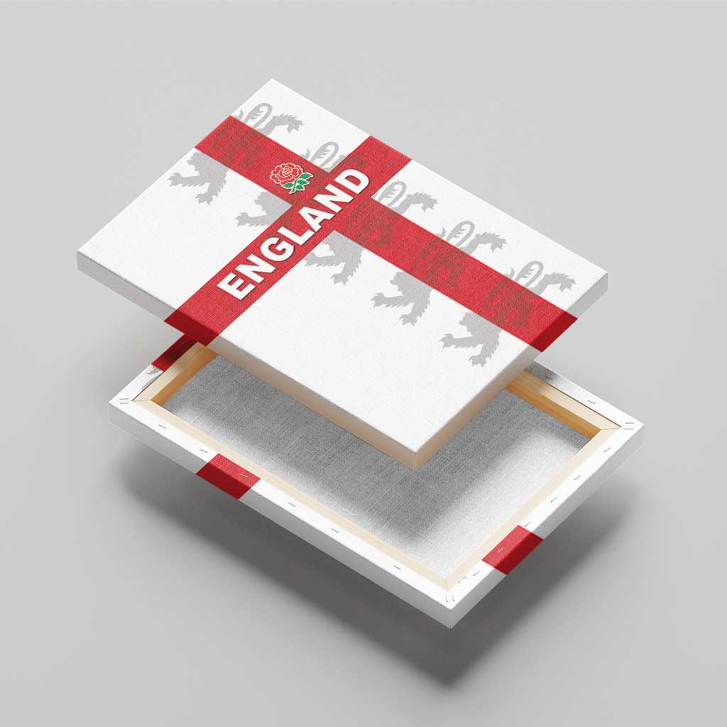 England Rugby Canvas Wall Art Vintage Style