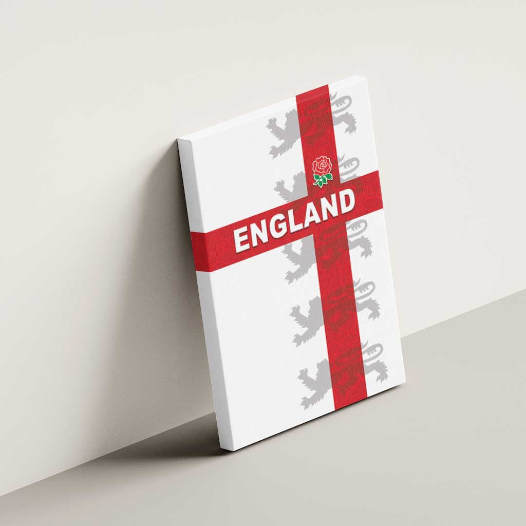England Rugby Canvas Wall Art Vintage Style