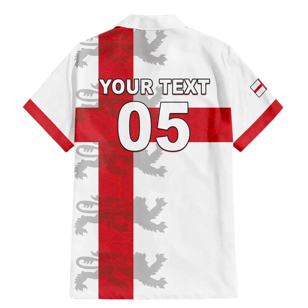 Custom England Rugby Family Matching Mermaid Dress and Hawaiian Shirt Vintage Style