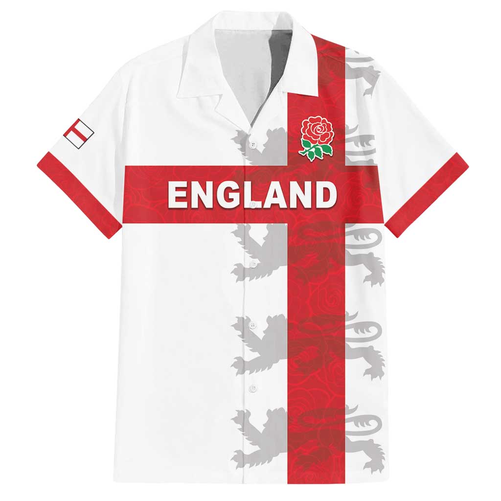 Custom England Rugby Family Matching Summer Maxi Dress and Hawaiian Shirt Vintage Style