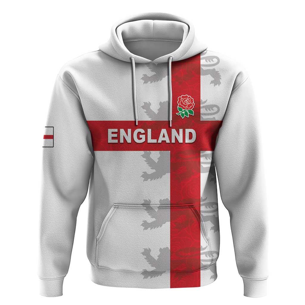 Custom England Rugby Hoodie Vintage Style