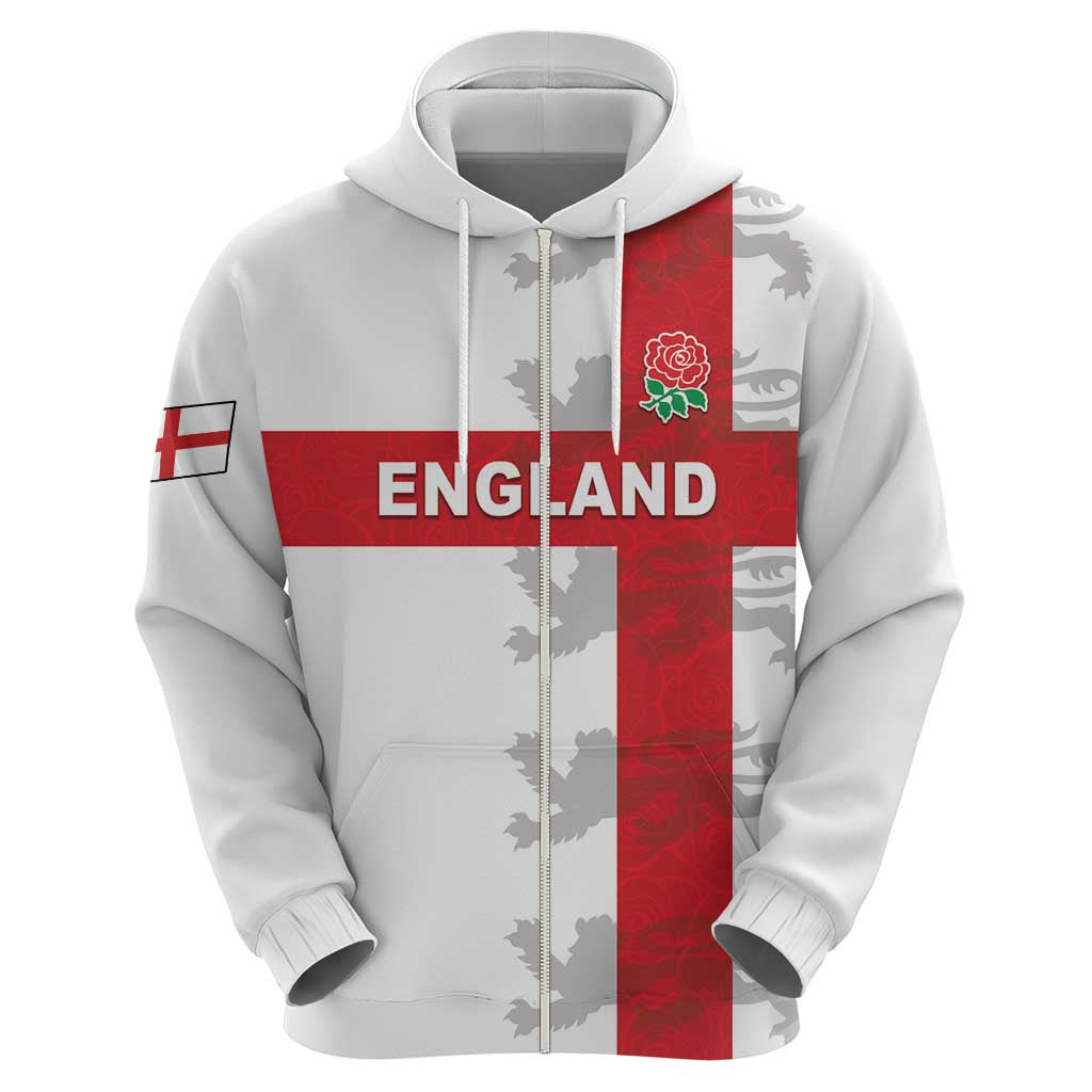 Custom England Rugby Hoodie Vintage Style