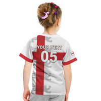 Custom England Rugby Kid T Shirt Vintage Style