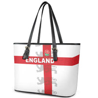 England Rugby Leather Tote Bag Vintage Style