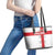 England Rugby Leather Tote Bag Vintage Style