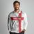 Custom England Rugby Long Sleeve Polo Shirt Vintage Style