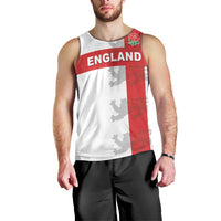 Custom England Rugby Men Tank Top Vintage Style