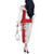 Custom England Rugby Off The Shoulder Long Sleeve Dress Vintage Style