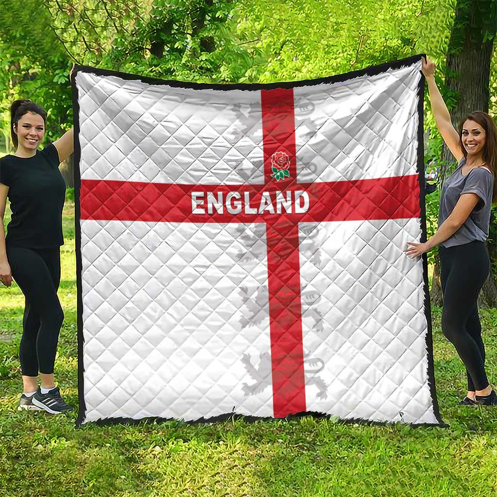 England Rugby Quilt Vintage Style