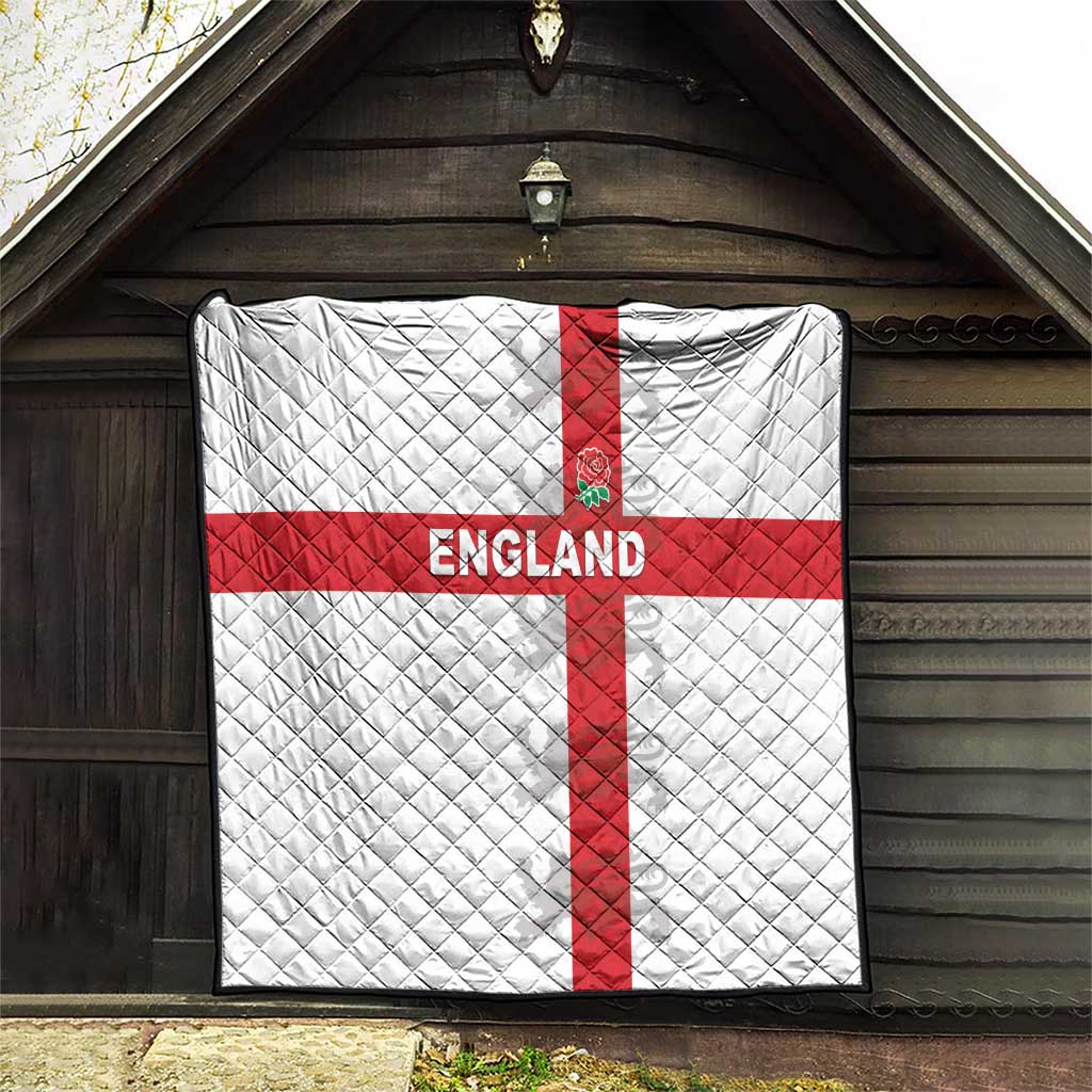 England Rugby Quilt Vintage Style