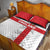 England Rugby Quilt Bed Set Vintage Style