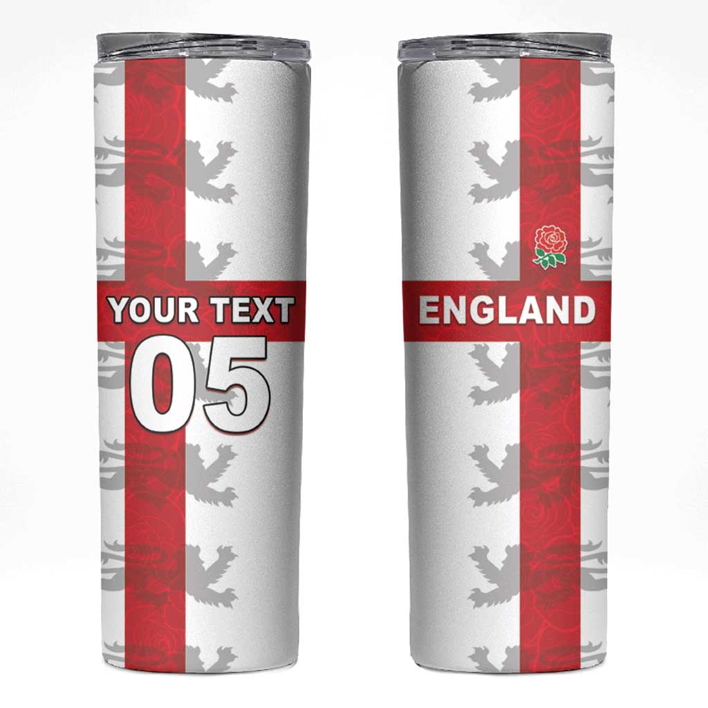 Custom England Rugby Skinny Tumbler Vintage Style