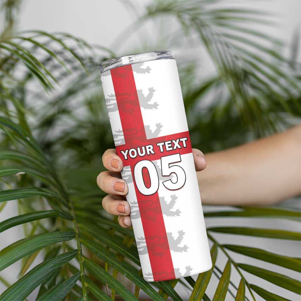 Custom England Rugby Skinny Tumbler Vintage Style