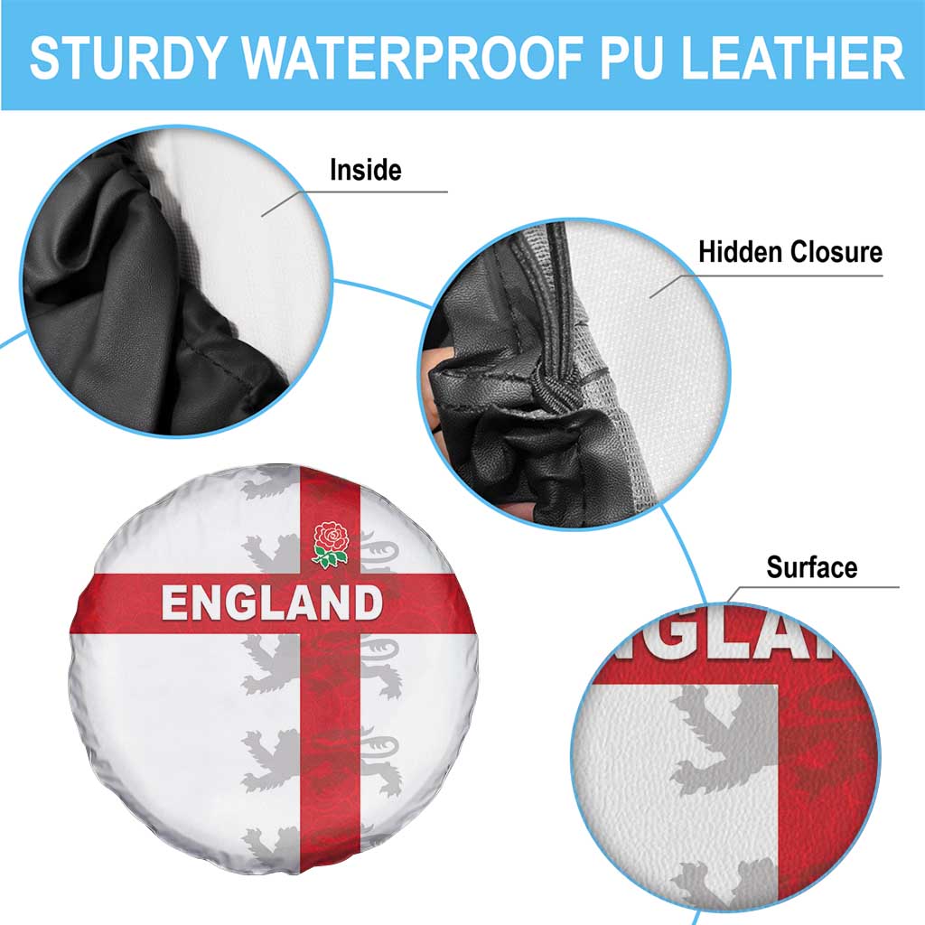England Rugby Spare Tire Cover Vintage Style