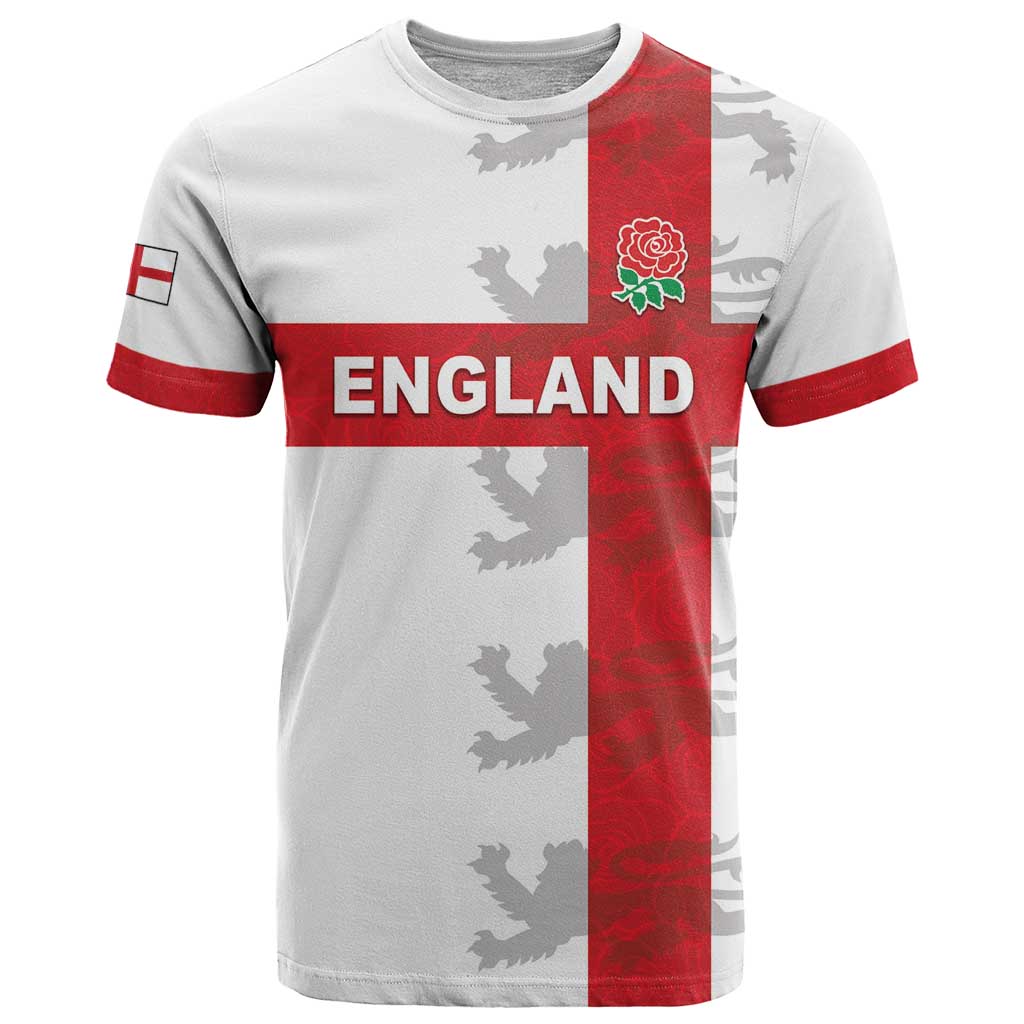 Custom England Rugby T Shirt Vintage Style
