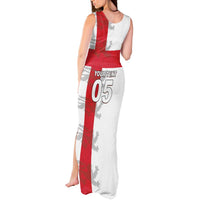 Custom England Rugby Tank Maxi Dress Vintage Style