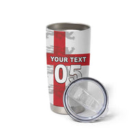 Custom England Rugby Tumbler Cup Vintage Style