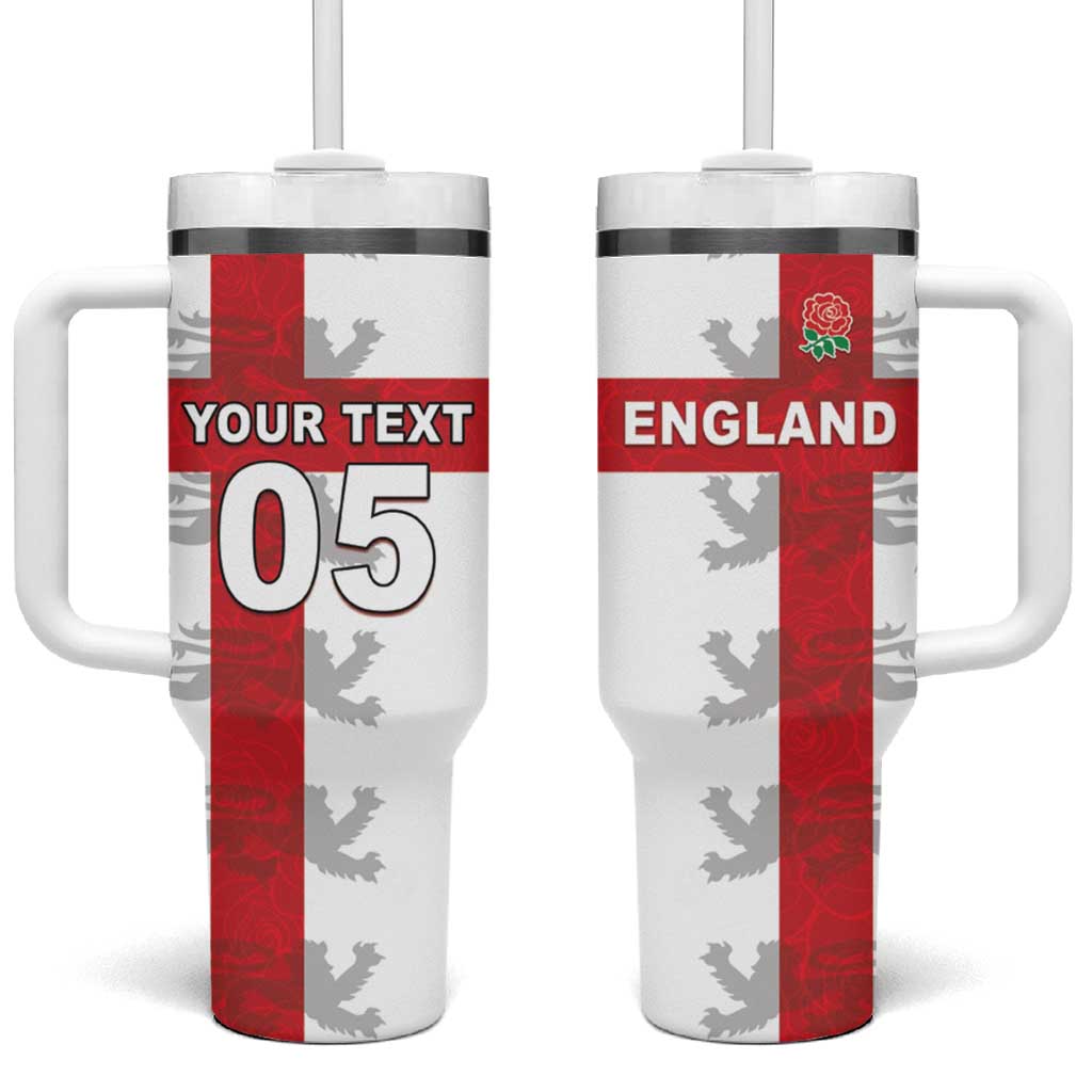 Custom England Rugby Tumbler With Handle Vintage Style