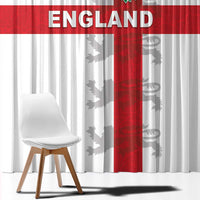 England Rugby Window Curtain Vintage Style