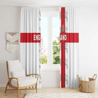 England Rugby Window Curtain Vintage Style