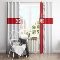 England Rugby Window Curtain Vintage Style