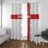 England Rugby Window Curtain Vintage Style