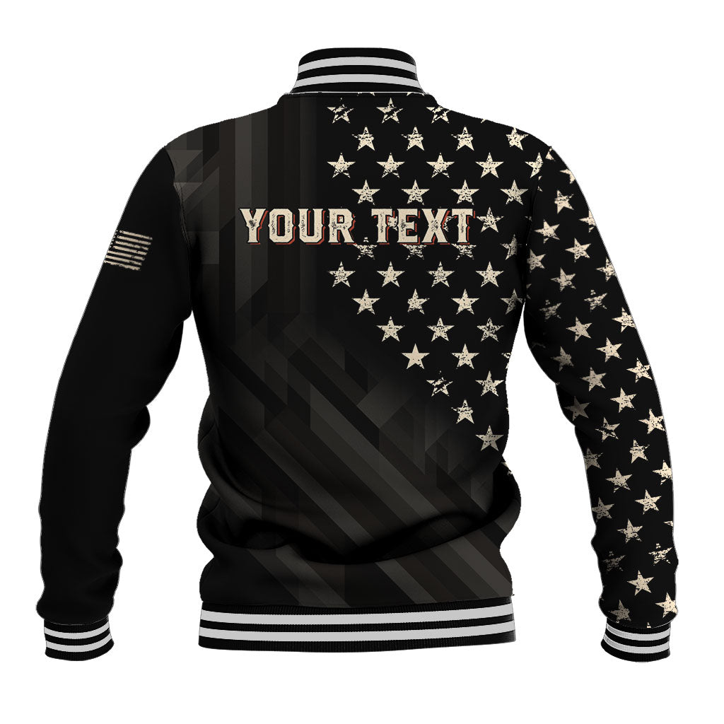 Personalized America 250th Anniversary Baseball Jacket Abraham Lincoln Playing Guitar 4th July