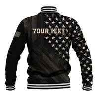 Personalized America 250th Anniversary Baseball Jacket Abraham Lincoln Playing Guitar 4th July