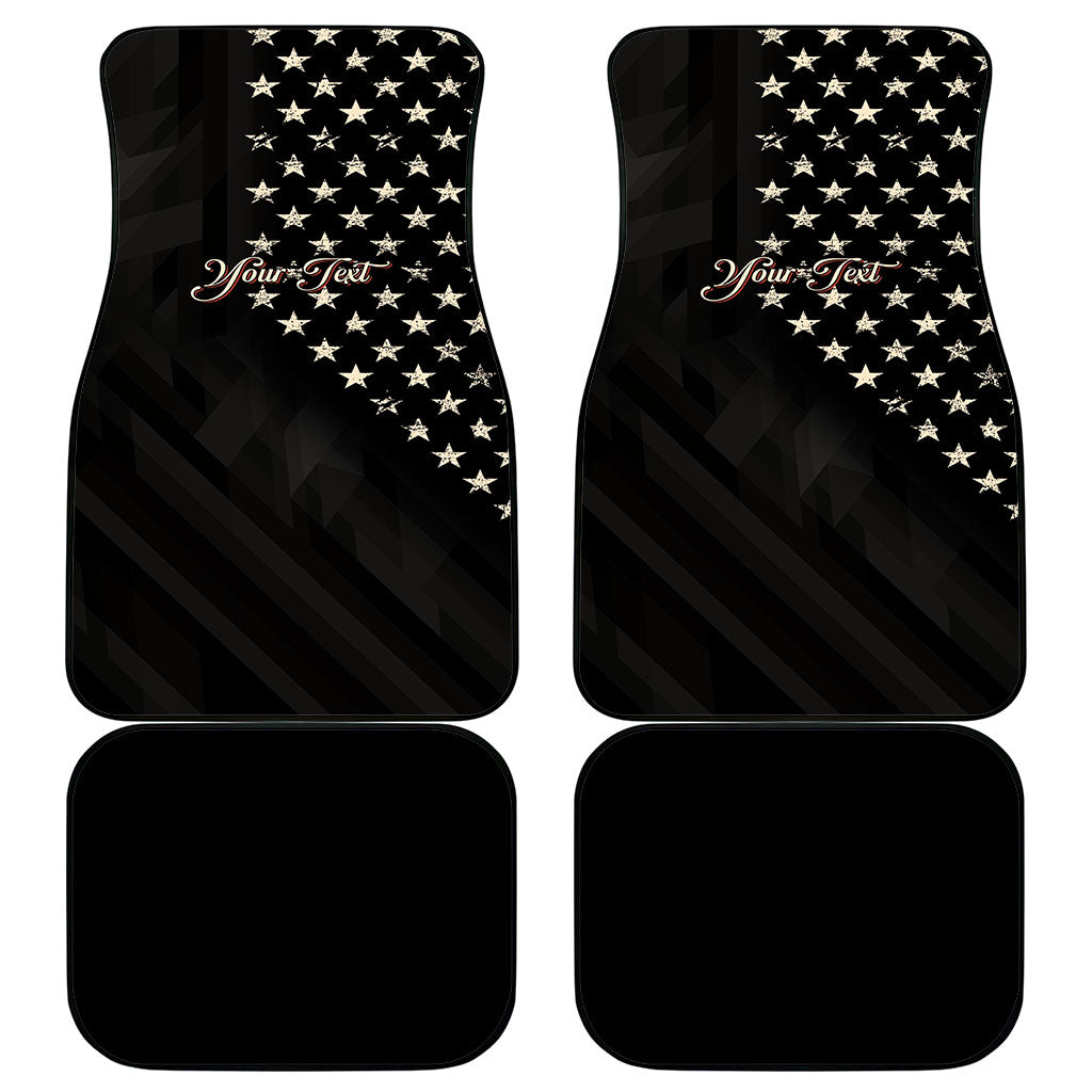 Personalized America 250th Anniversary Car Mats Abraham Lincoln Playing Guitar 4th July