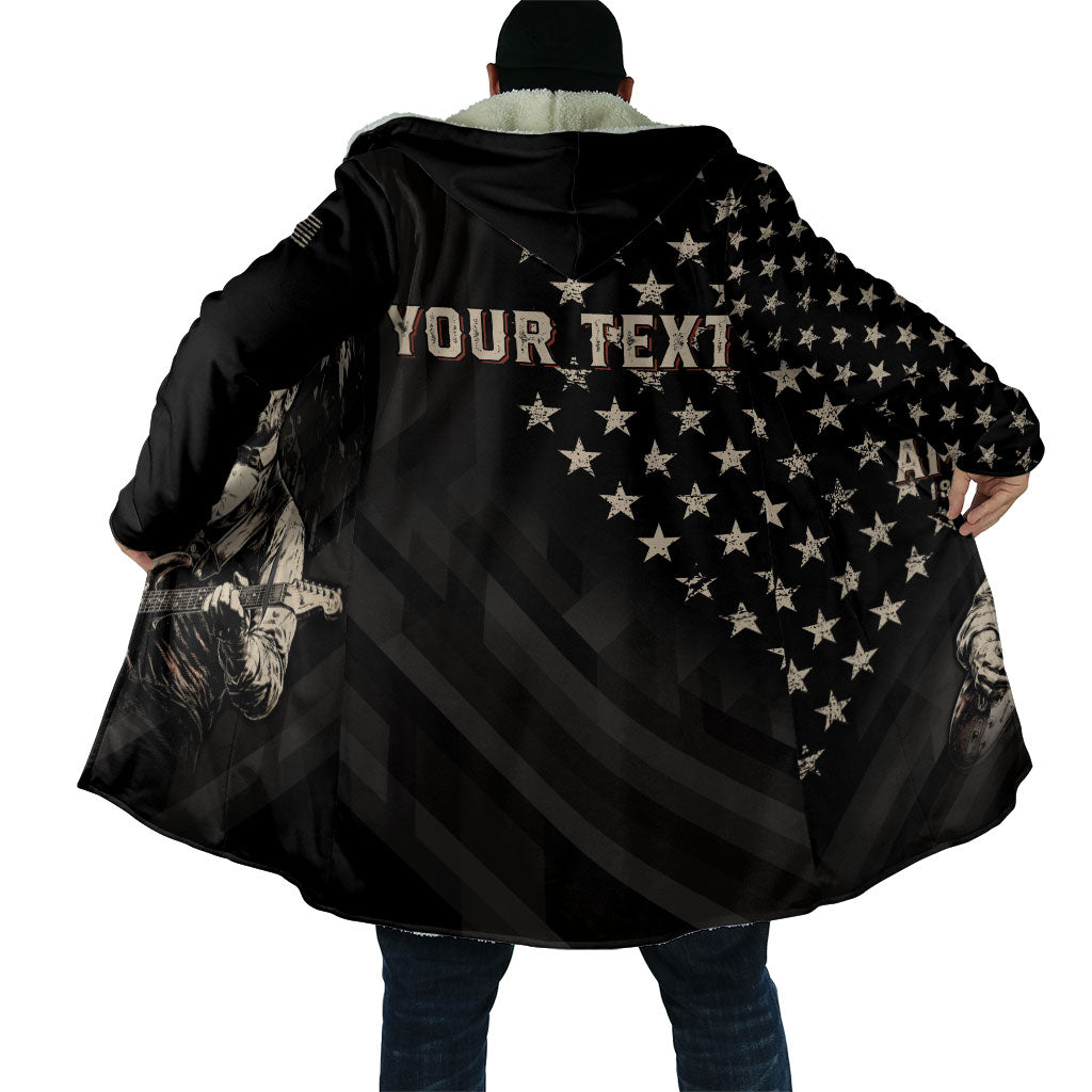 Personalized America 250th Anniversary Cloak Abraham Lincoln Playing Guitar 4th July