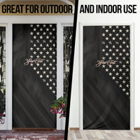Personalized America 250th Anniversary Door Cover Abraham Lincoln Playing Guitar 4th July