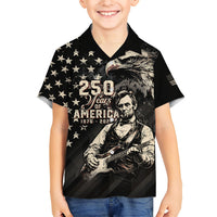 Personalized America 250th Anniversary Hawaiian Shirt Abraham Lincoln Playing Guitar 4th July