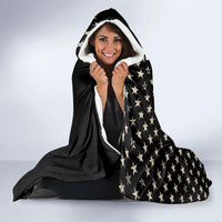 America 250th Anniversary Hooded Blanket Abraham Lincoln Playing Guitar 4th July