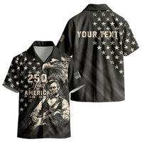 Personalized America 250th Anniversary Kid Hawaiian Shirt Abraham Lincoln Playing Guitar 4th July LT05