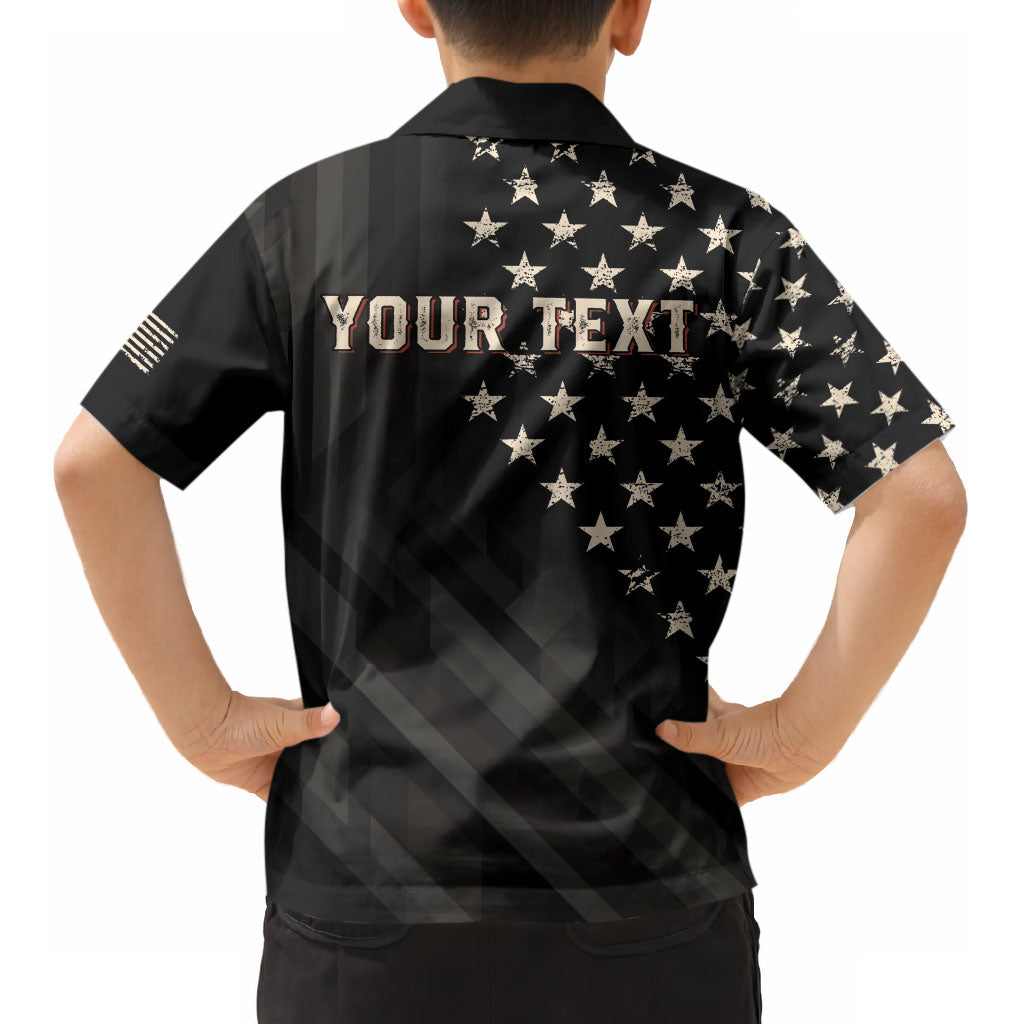 Personalized America 250th Anniversary Kid Hawaiian Shirt Abraham Lincoln Playing Guitar 4th July LT05