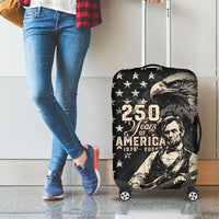 America 250th Anniversary Luggage Cover Abraham Lincoln Playing Guitar 4th July